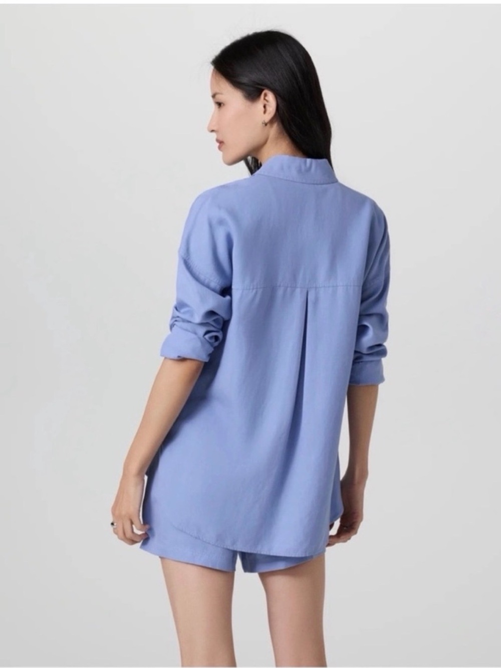 Vuori trestles twill button up blue small - Picture 3 of 4